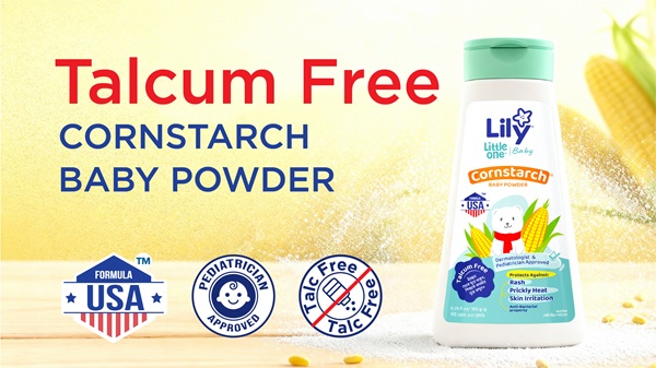 Lily Launches Safe Cornstarch Baby Powder