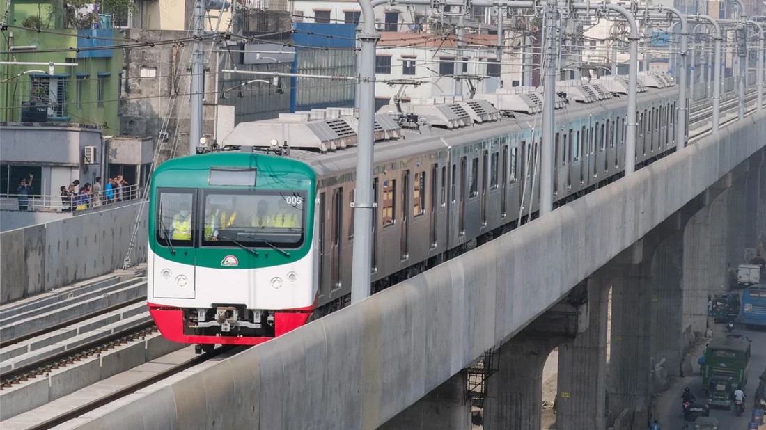 Metro rail services suspended again in Agargaon-Shahbag section due to mechanical fault
