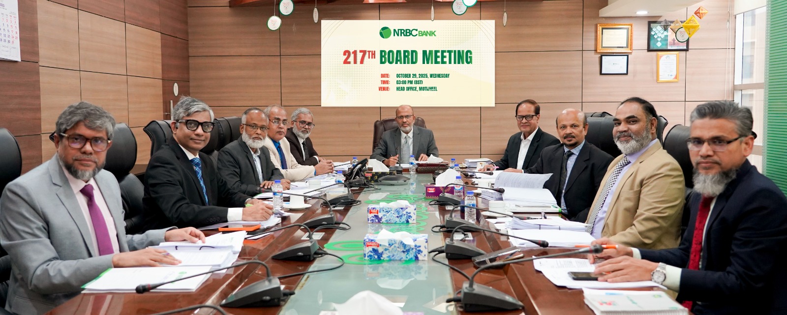 NRBC Bank holds its 217th Board Meeting