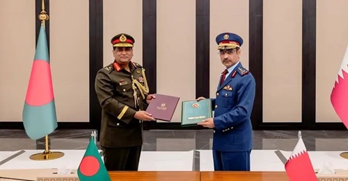 Agreement between Bangladesh and Qatar Armed Forces on secondment of manpower