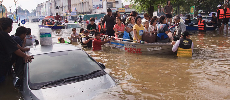 দক্ষিণ থাইল্যান্ডে বন্যায় মৃতের সংখ্যা বেড়ে ১৬২