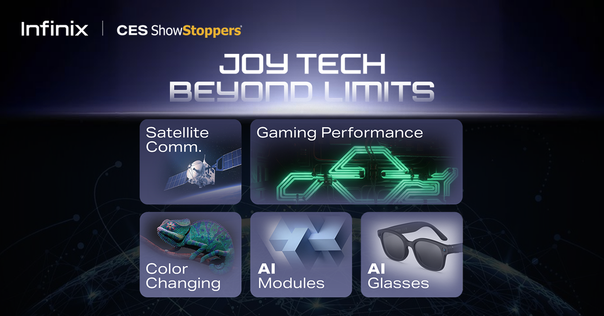 Infinix Highlights Satellite Communication and New Smartphone Innovations at CES 2026